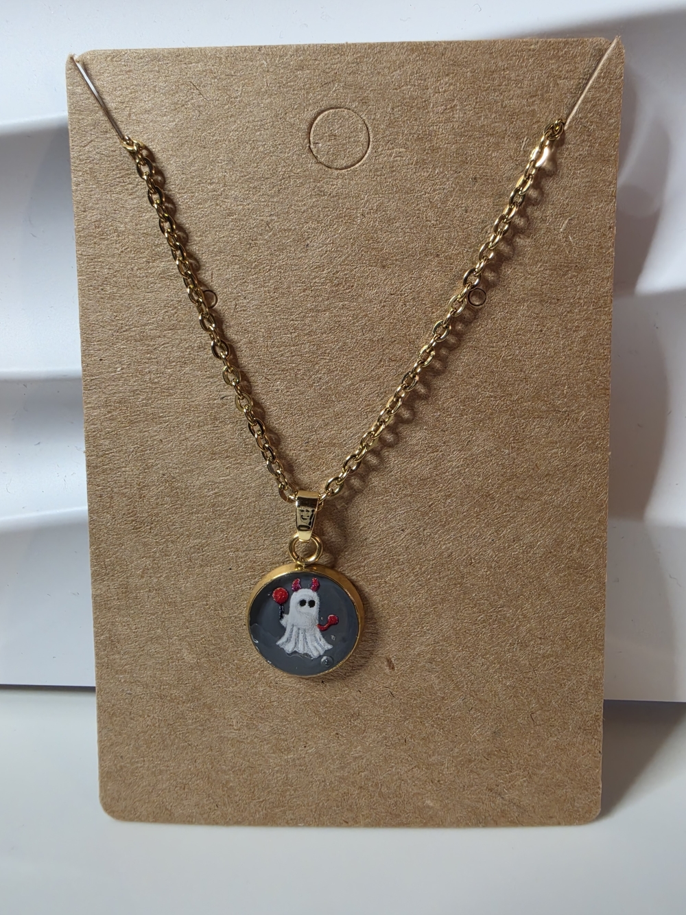 Handmade Necklace - Ghost